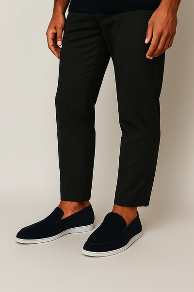 Mocasines elegantes de ante