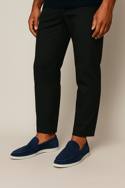 Mocasines elegantes de ante