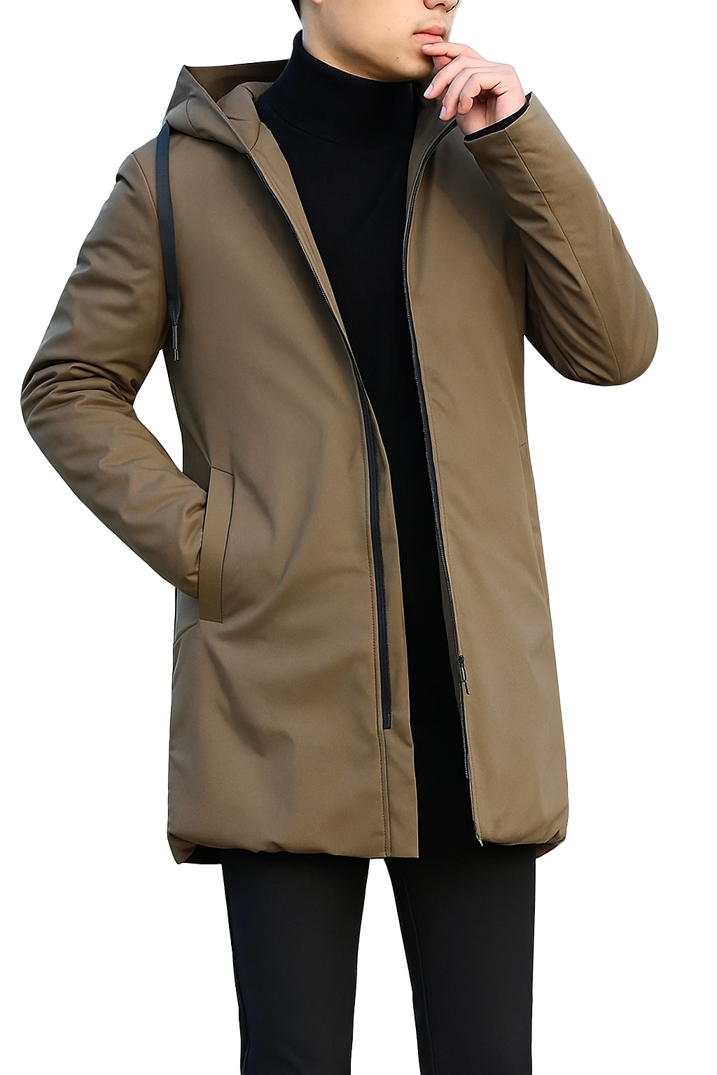 Chaqueta cortavientos elegante para hombre