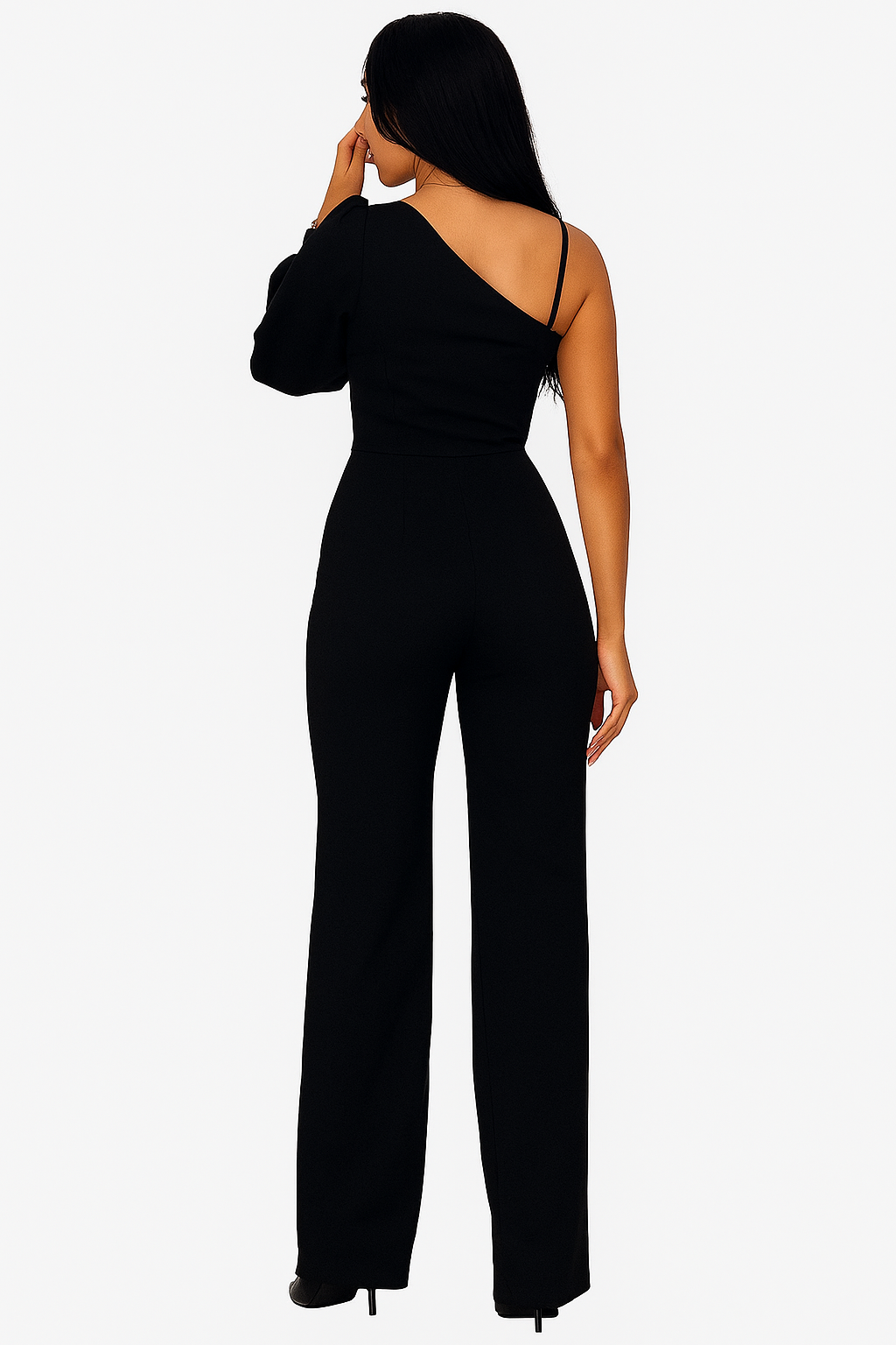 Sophia | Elegante Mono de Un Hombro con Detalle Brilla