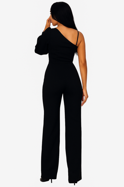 Sophia | Elegante Mono de Un Hombro con Detalle Brilla