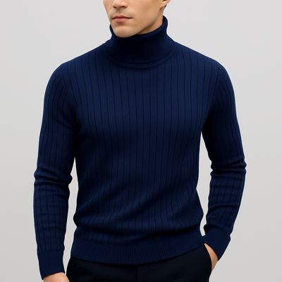 Jersey de Cuello Alto Acanalado George