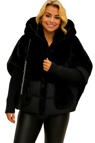 Natalia I Chaqueta de plumas cálida con capucha
