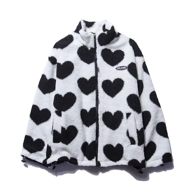 Jessy | Chaqueta reversible con corazones