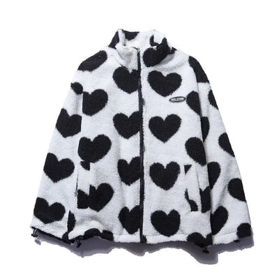 Jessy | Chaqueta reversible con corazones