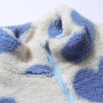 Jessy | Chaqueta reversible con corazones