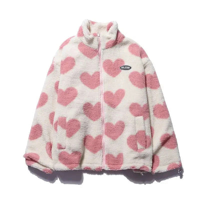 Jessy | Chaqueta reversible con corazones