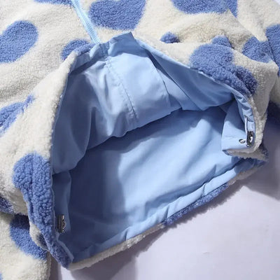 Jessy | Chaqueta reversible con corazones