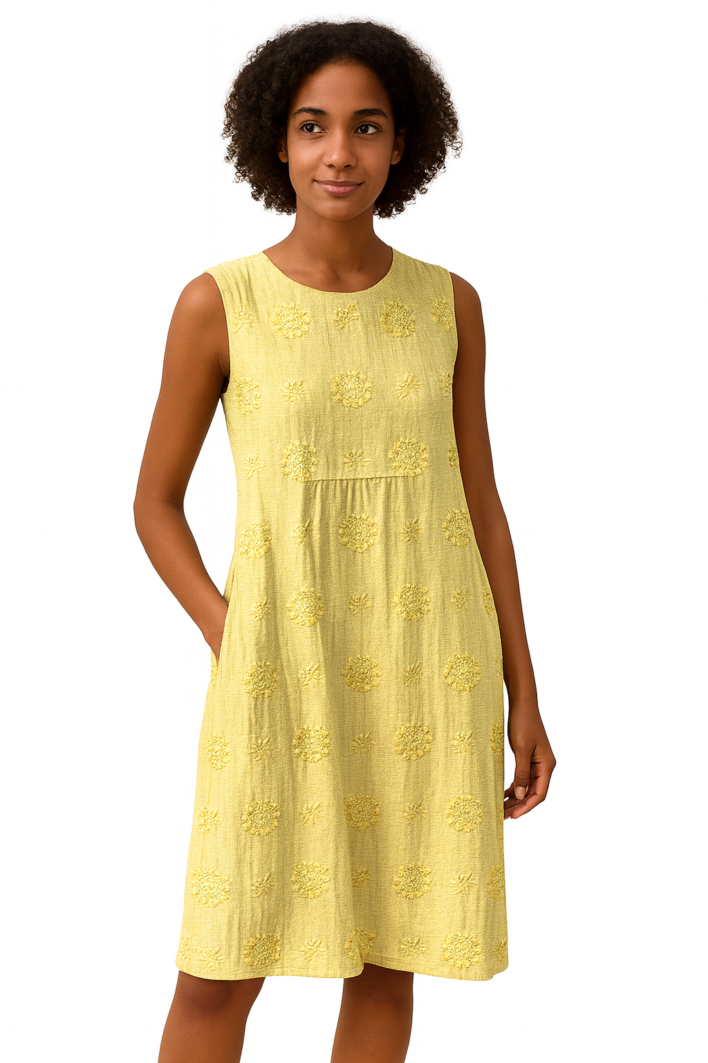 Franca | Vestido de Algodón Elegante con Bolsillos