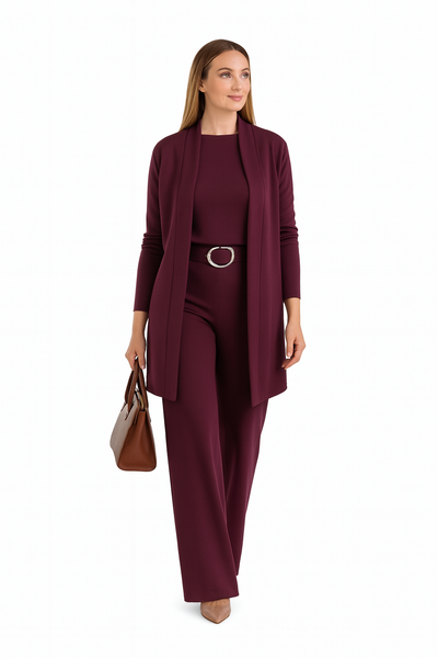 Isabel I Conjunto Elegante de 3 Piezas para Mujer