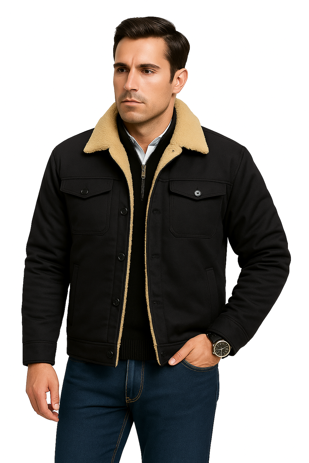 David | Chaqueta Bomber con Estilo