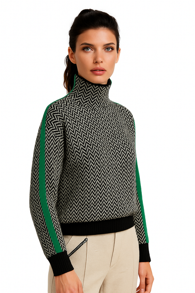 Ariela | Jersey con rayas en contraste