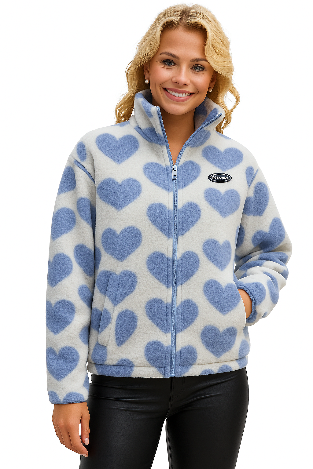 Jessy | Chaqueta reversible con corazones