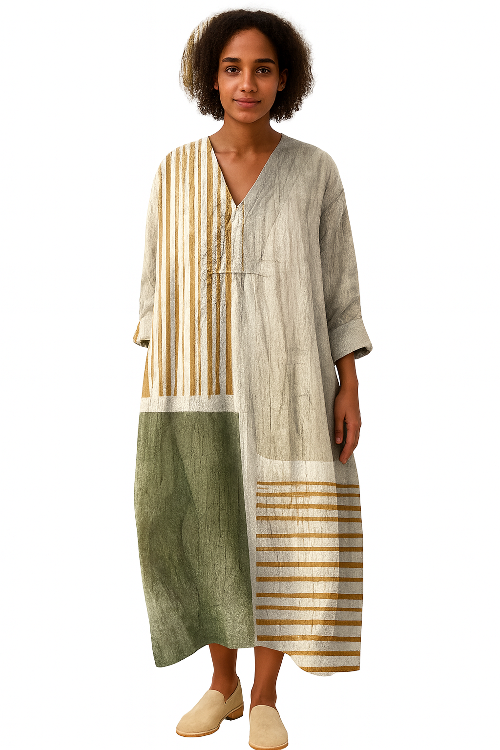 Inara | Vestido Geométrico Alegre