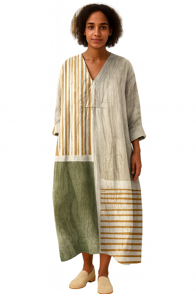 Inara | Vestido Geométrico Alegre