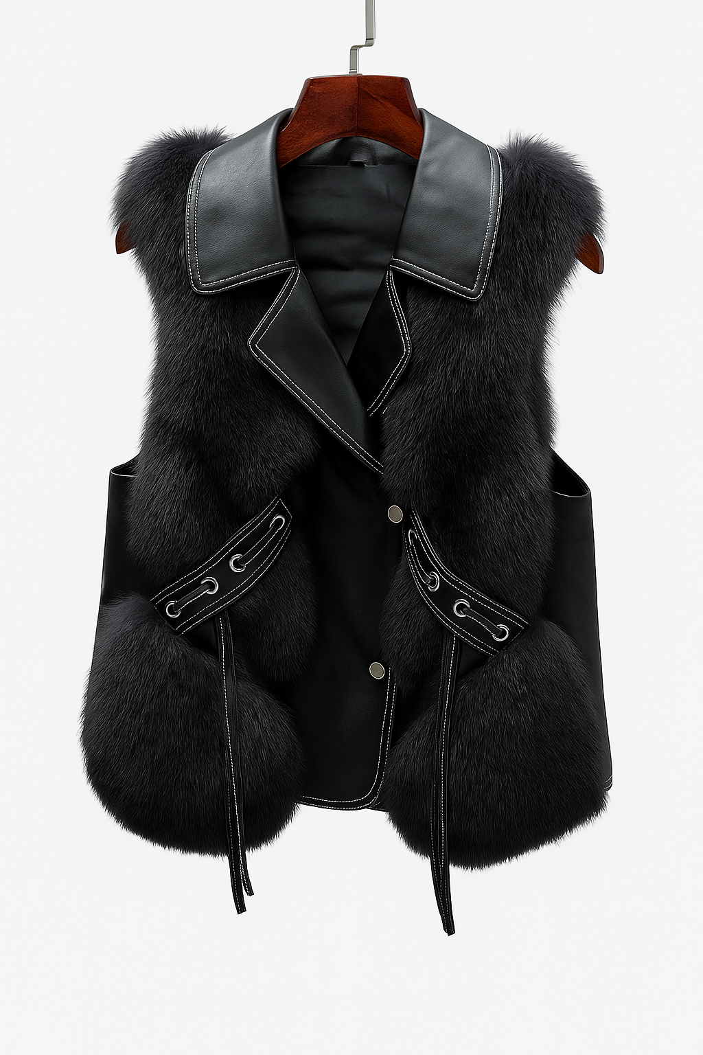 Lola | Chaleco de Cuero Elegante