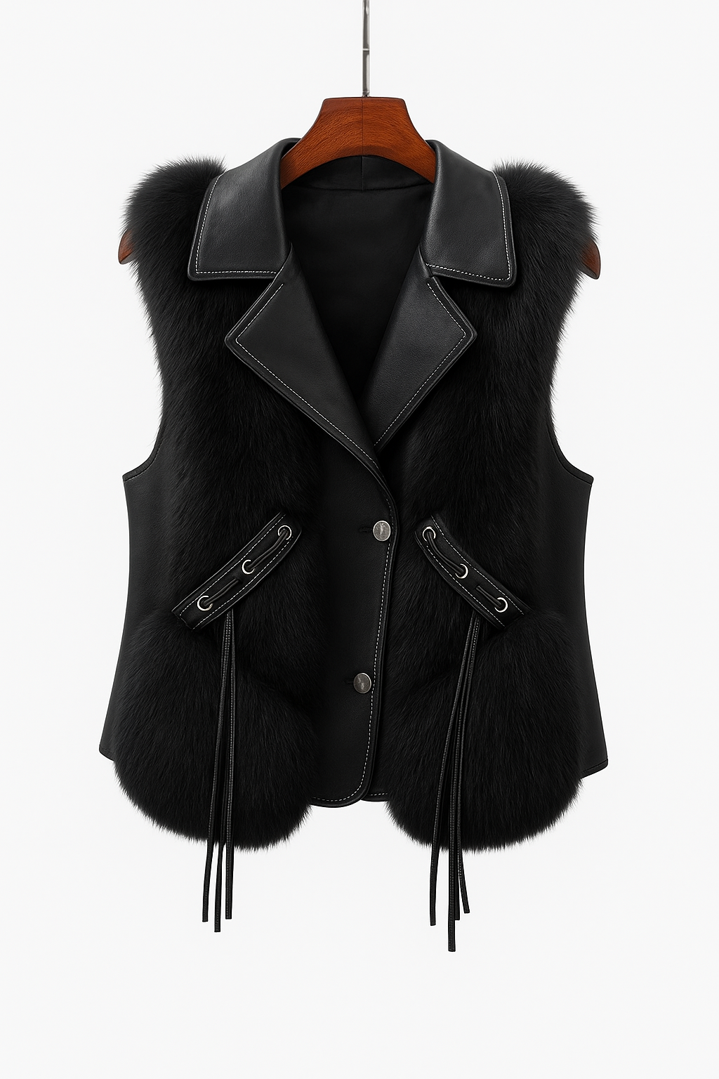 Lola | Chaleco de Cuero Elegante