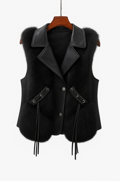 Lola | Chaleco de Cuero Elegante