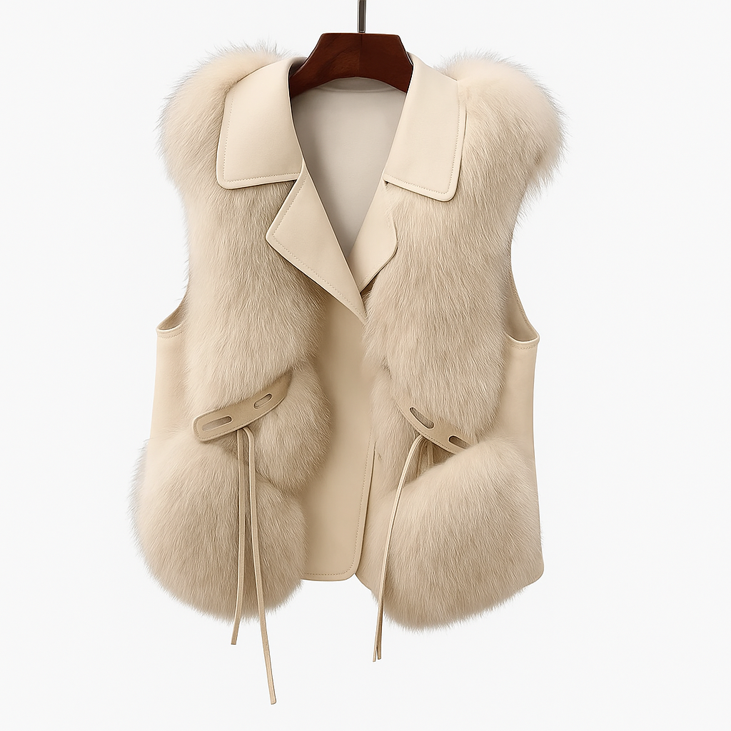 Lola | Chaleco de Cuero Elegante