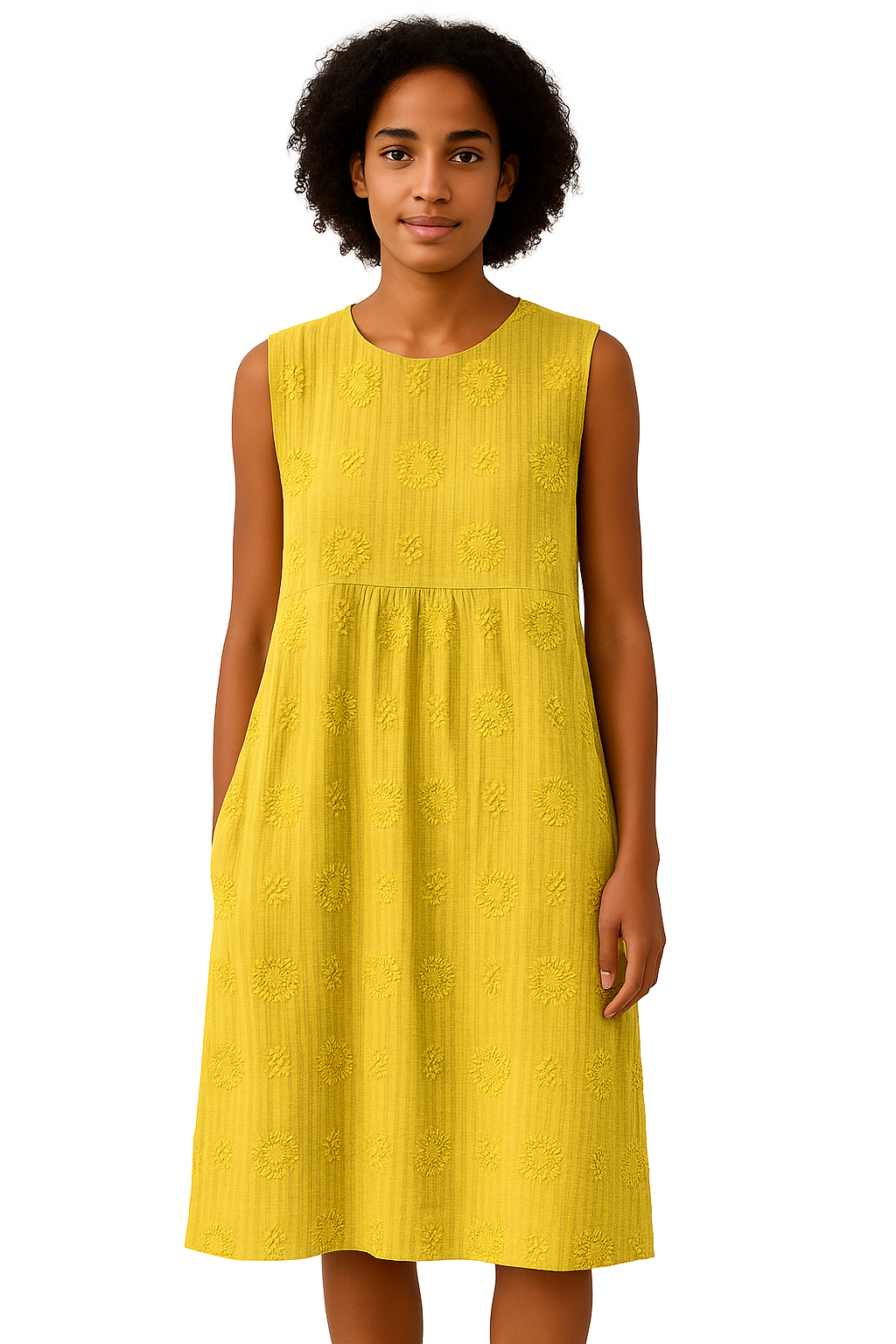 Franca | Vestido de Algodón Elegante con Bolsillos