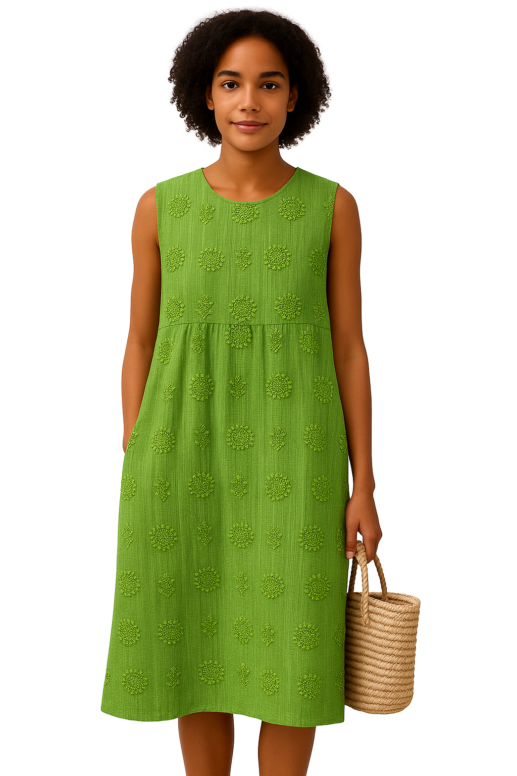 Franca | Vestido de Algodón Elegante con Bolsillos