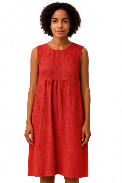 Franca | Vestido de Algodón Elegante con Bolsillos