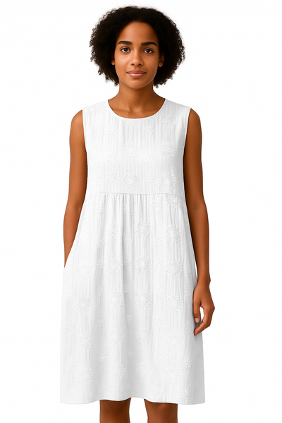 Franca | Vestido de Algodón Elegante con Bolsillos