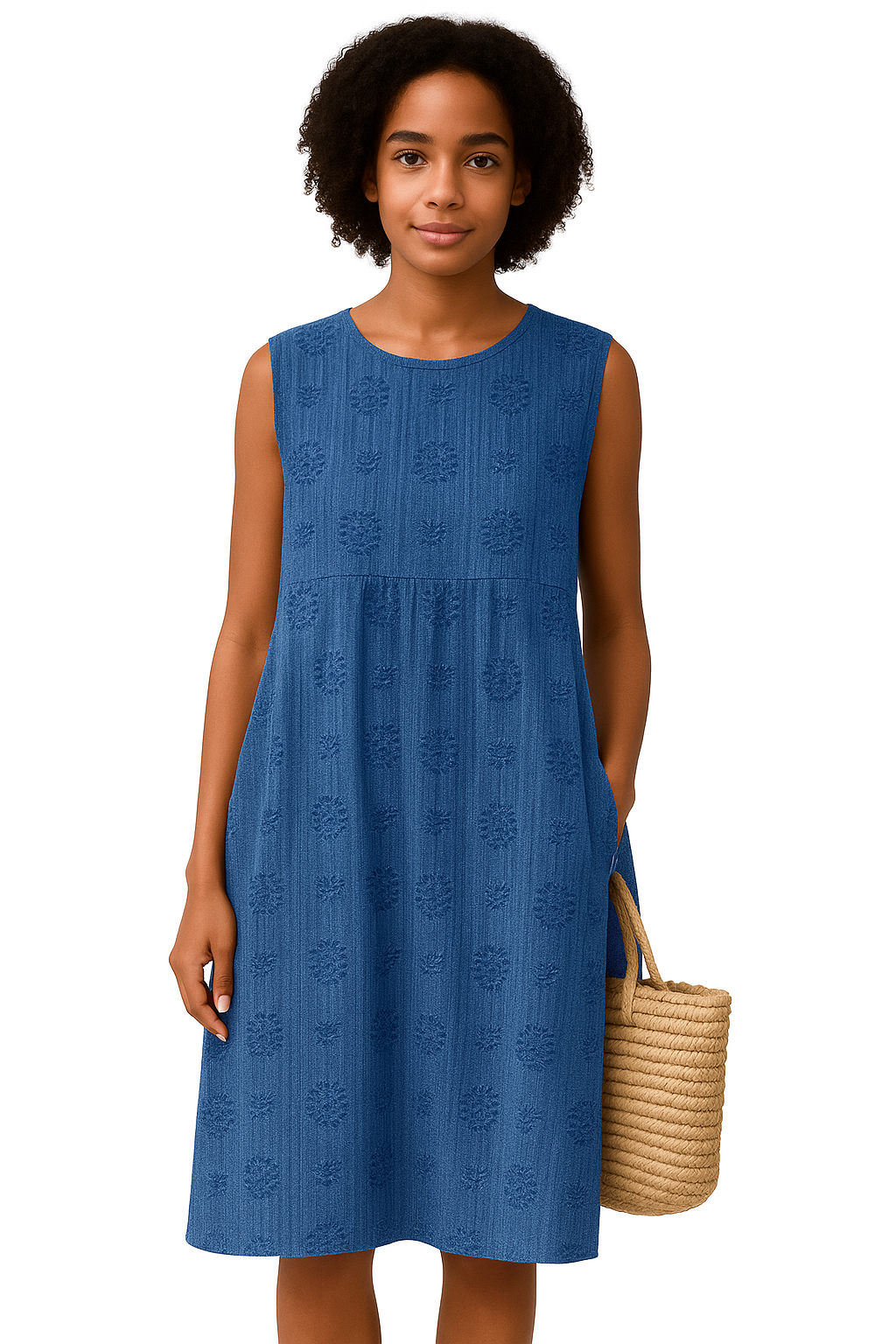 Franca | Vestido de Algodón Elegante con Bolsillos