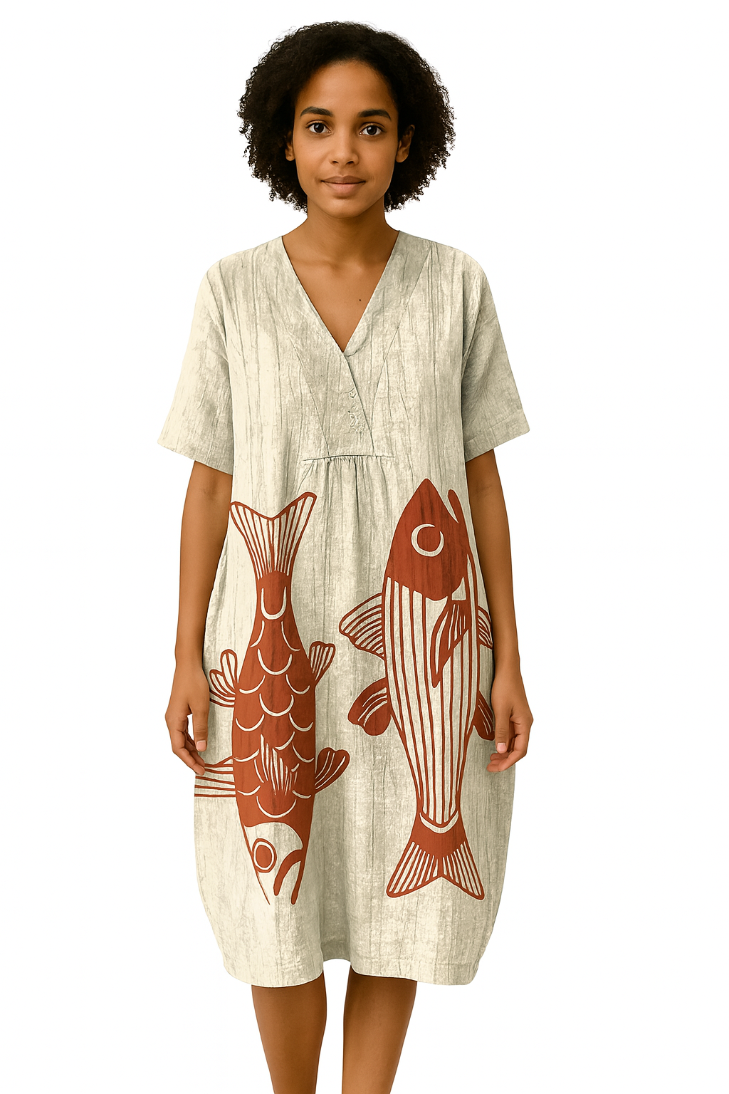 Inara | Vestido Geométrico Alegre