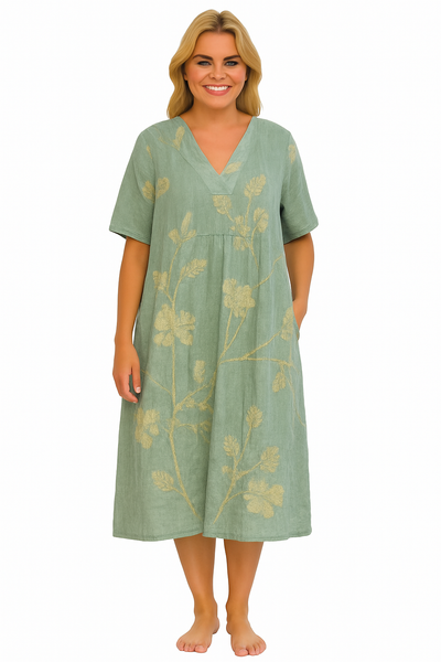 Inara | Vestido Geométrico Alegre