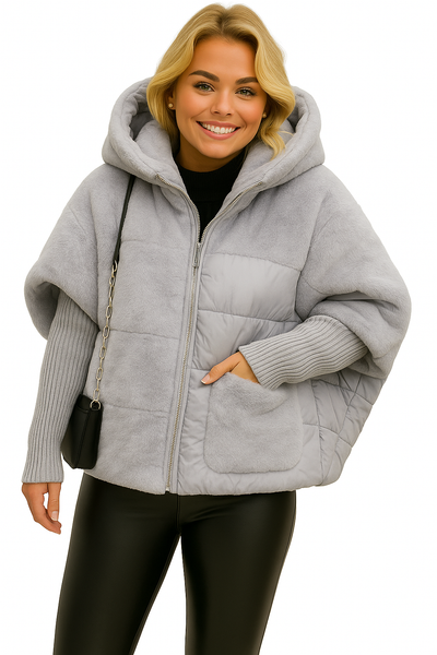 Natalia I Chaqueta de plumas cálida con capucha