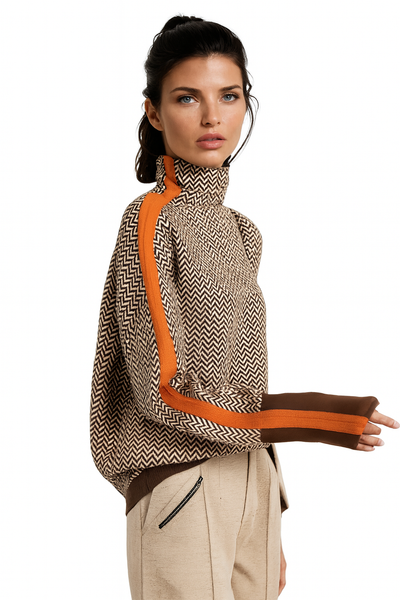 Ariela | Jersey con rayas en contraste