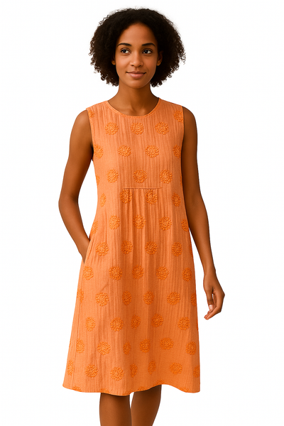 Franca | Vestido de Algodón Elegante con Bolsillos