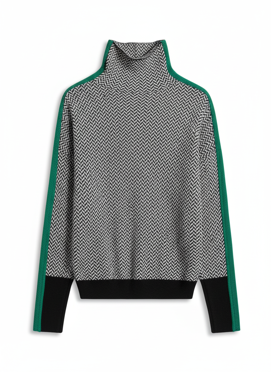 Ariela | Jersey con rayas en contraste